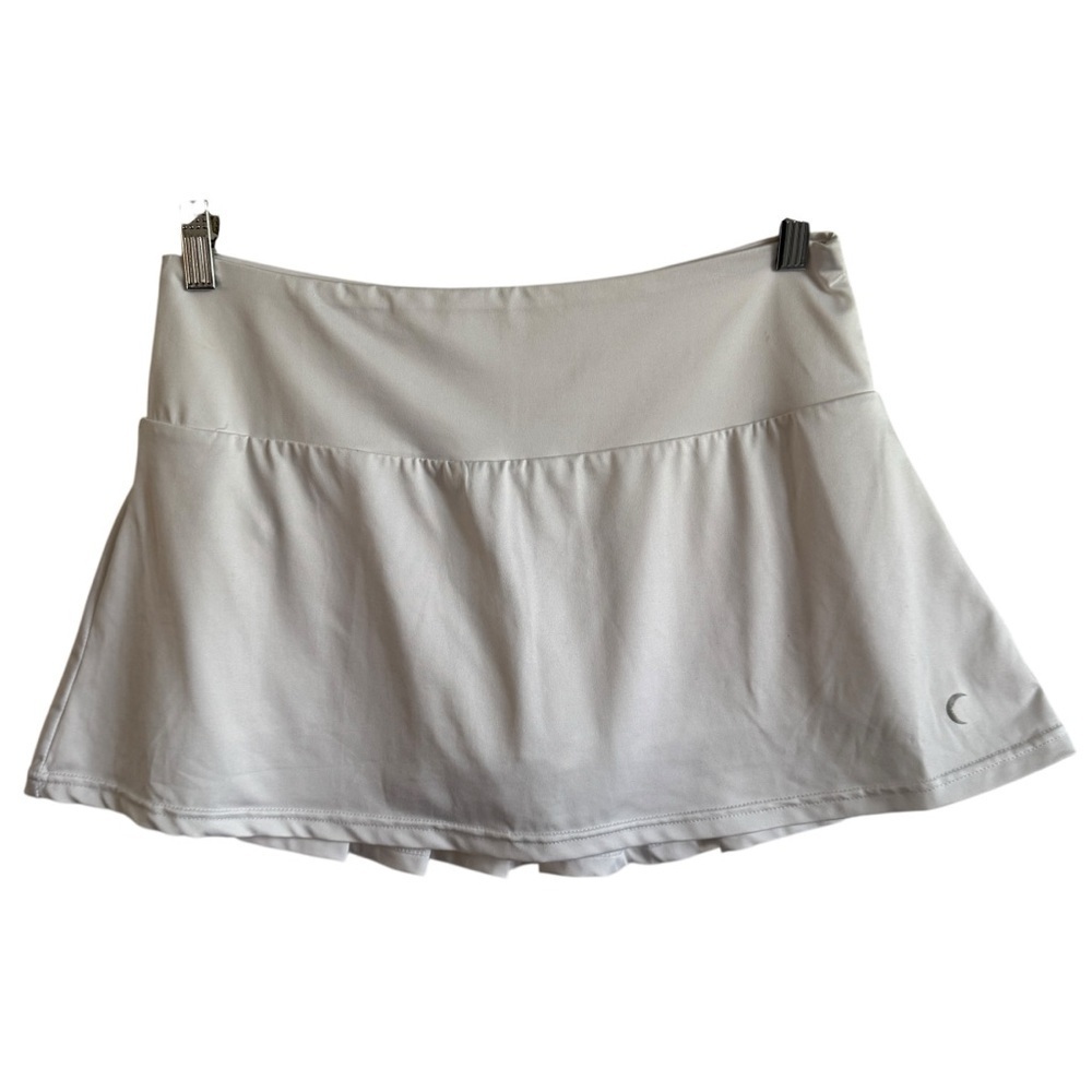 Zyia White Chill Clubhouse Tennis Skort, Size L - Picture 3 of 8
